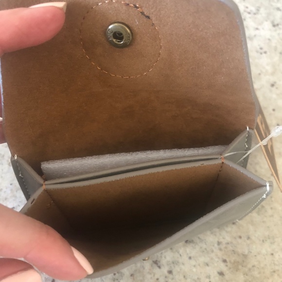 *NWT*  I ❤️AUS Kangaroo Australia Small Gray Leather Wallet - Picture 8 of 10